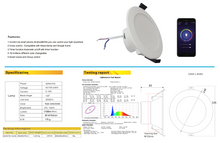 Load image into Gallery viewer, QuantumX Smart Wifi 12W RGBCCT Downlights